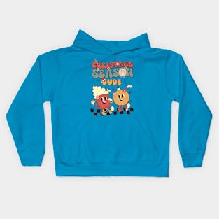 Christmas Season Dude Kids Hoodie